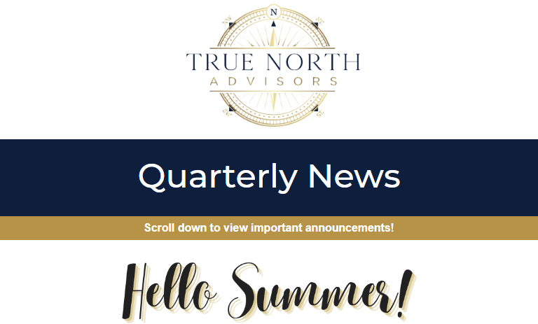 Quarterly Newsletter Hello Summer